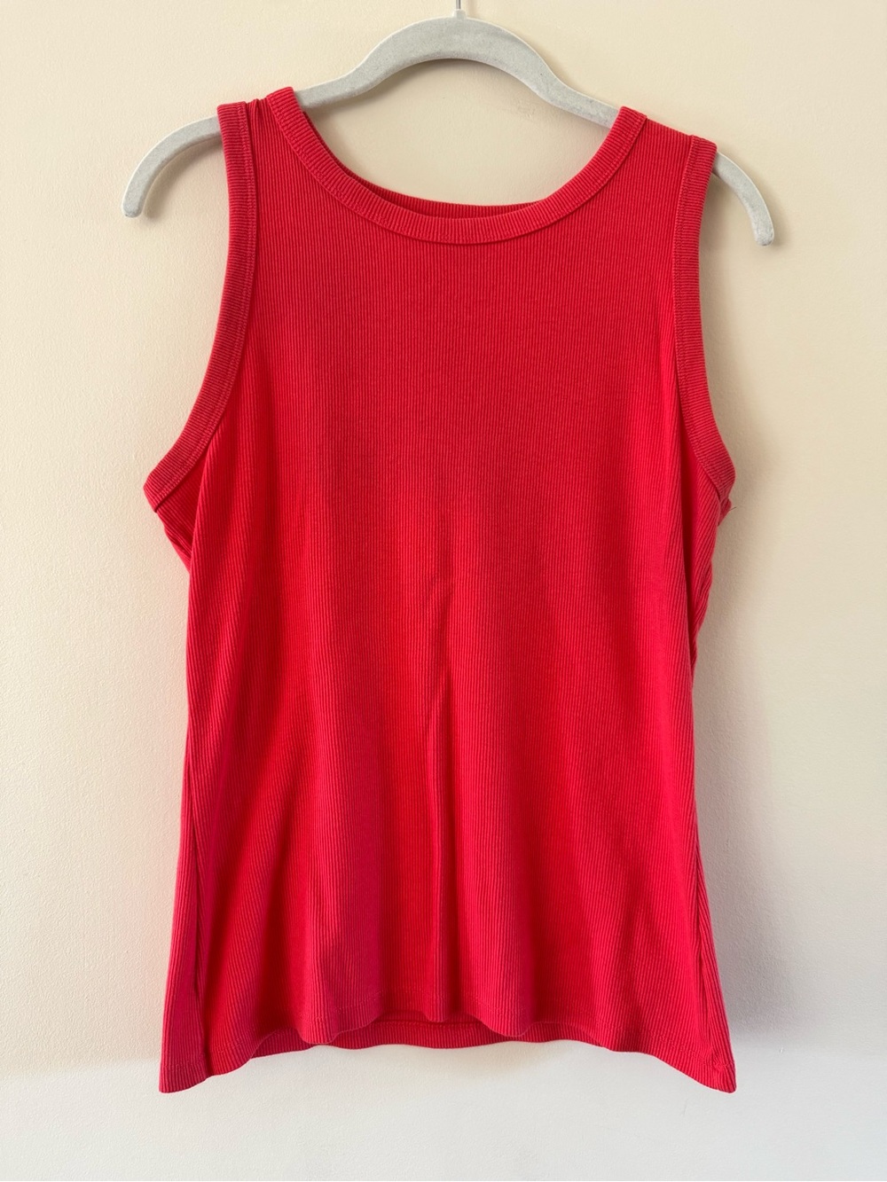 Sonoma Red Ribbed Tank Top